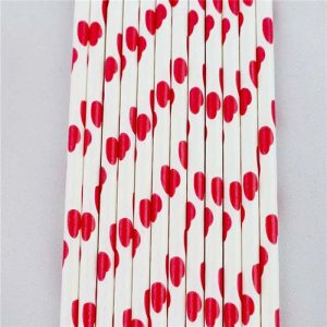 Bendy Disposable Paper Straws Barware Bar Accessories Drinking Straws 