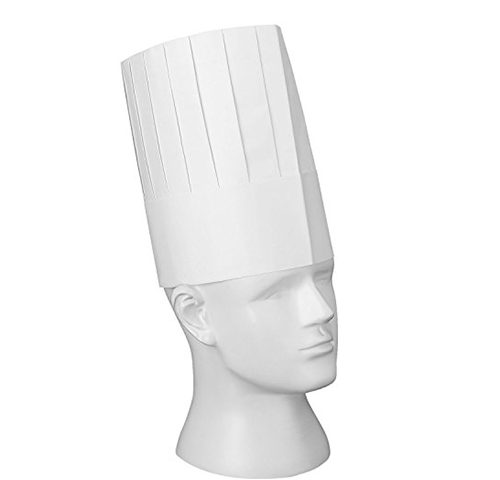 White Culinary Hat Kitchen Cooking Chef Cap