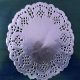 White round lace paper doily