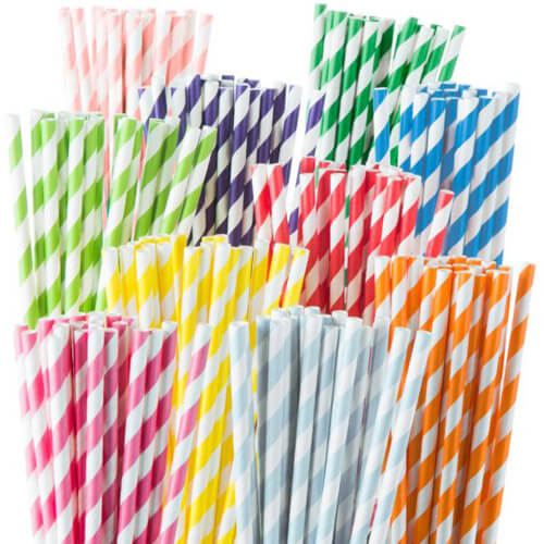 Biodegradable paper straws