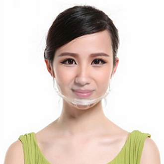 Transparent Mask for Beauty Salons