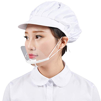 Transparent Mask for Restaurants